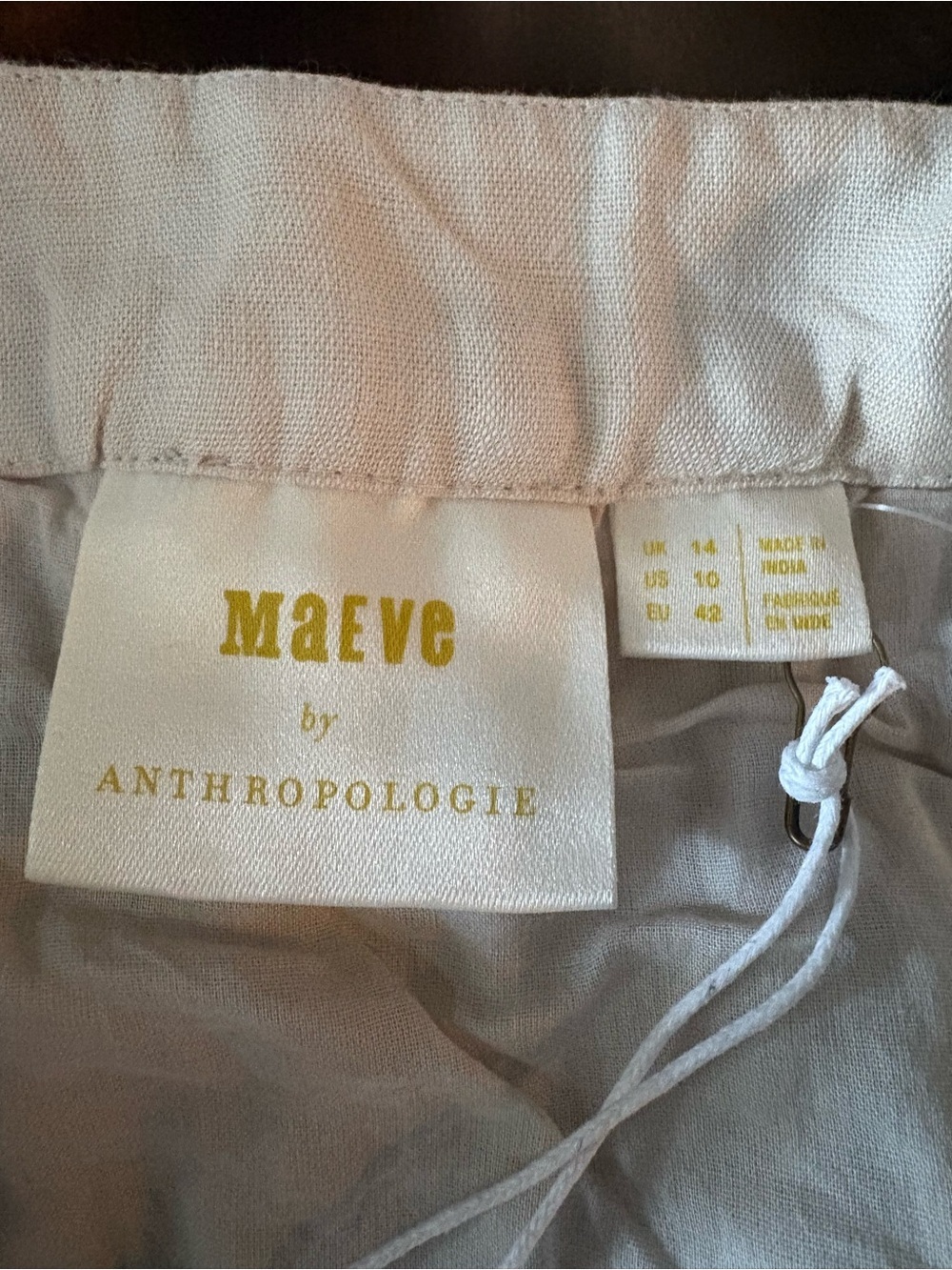 Maeve NWT for Anthropologie embroidered mini skirt  SIZE 10 (32x18) - Picture 5 of 7